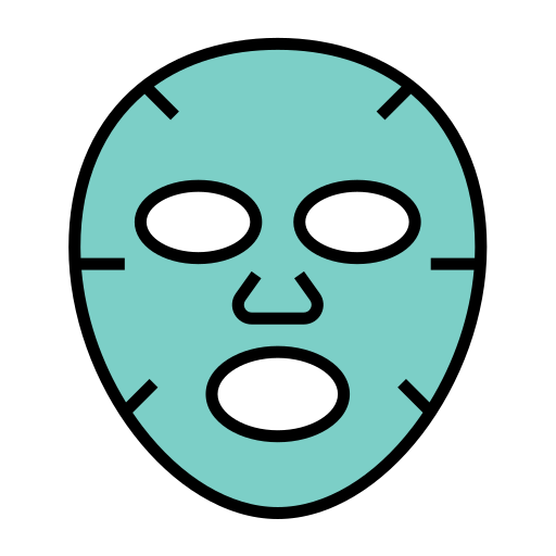 máscara facial Generic color lineal-color Ícone