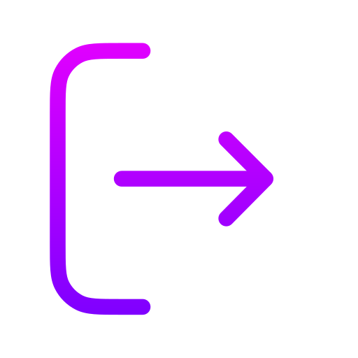 ログアウト Generic gradient outline icon