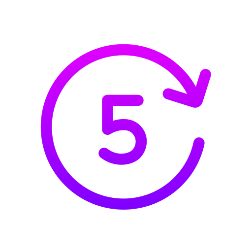 5초 Generic gradient outline icon