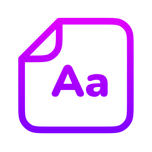 노트 Generic gradient outline icon