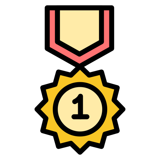 First medal Generic color lineal-color icon