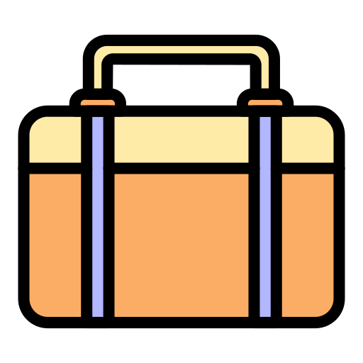 서류가방 Generic color lineal-color icon