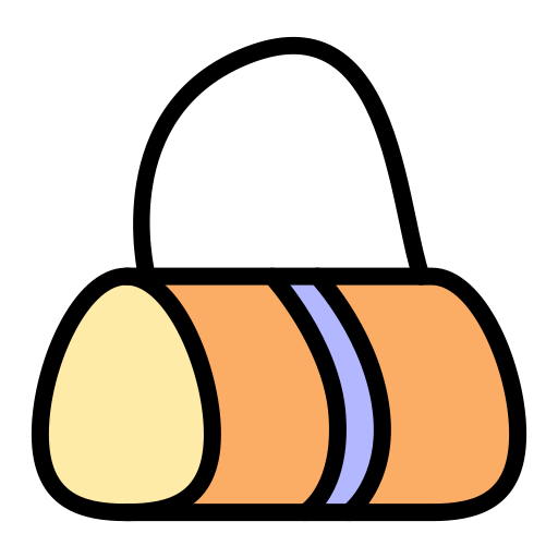bolsa de lona Generic color lineal-color icono