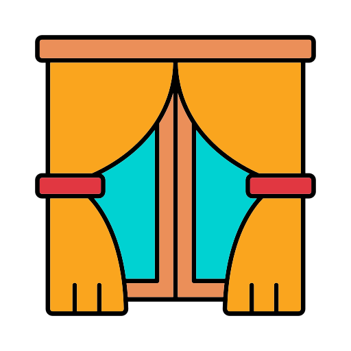 gordijn Generic color lineal-color icoon