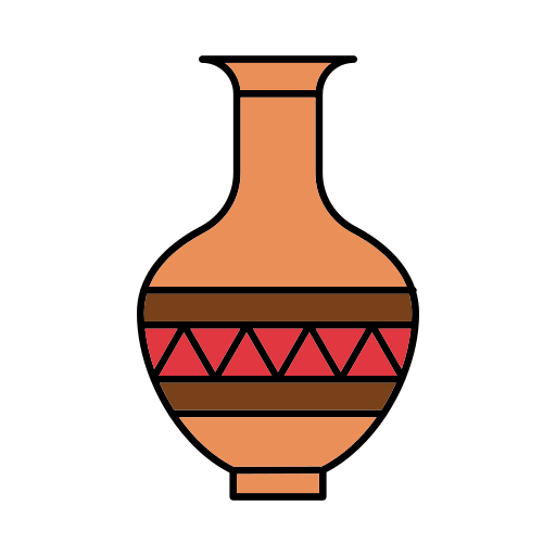 ваза Generic color lineal-color иконка