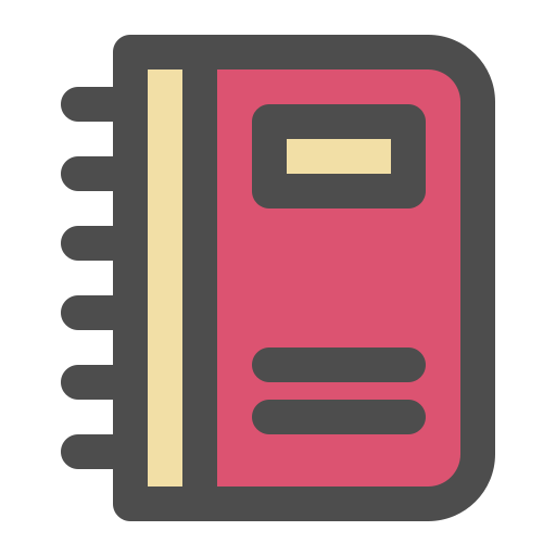 Notebook Generic color lineal-color icon