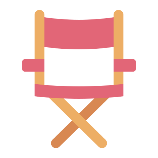 silla de director Generic color fill icono