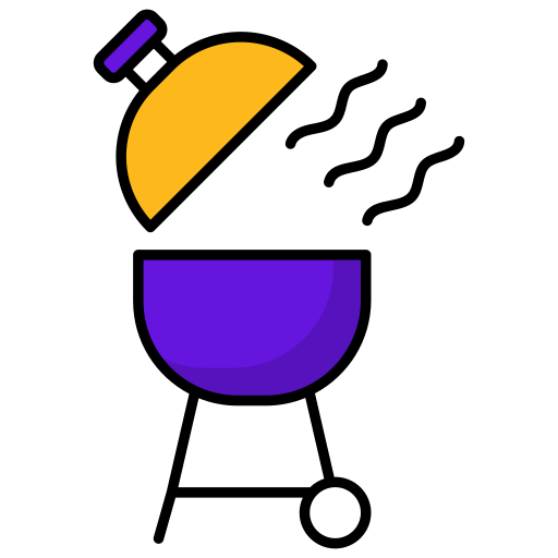 バーベキュー Generic color lineal-color icon