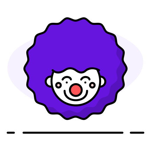 clown Generic color lineal-color icoon