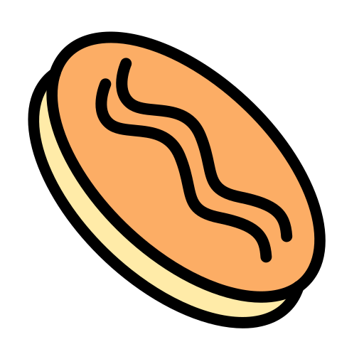 Булочка хлеб Generic color lineal-color иконка