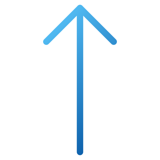Up arrow Generic gradient outline icon