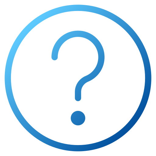 Question sign Generic gradient outline icon