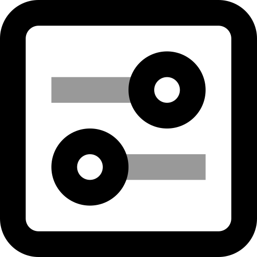 configuración Generic color outline icono