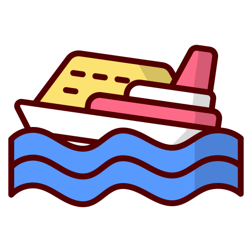 yacht Generic color lineal-color icon