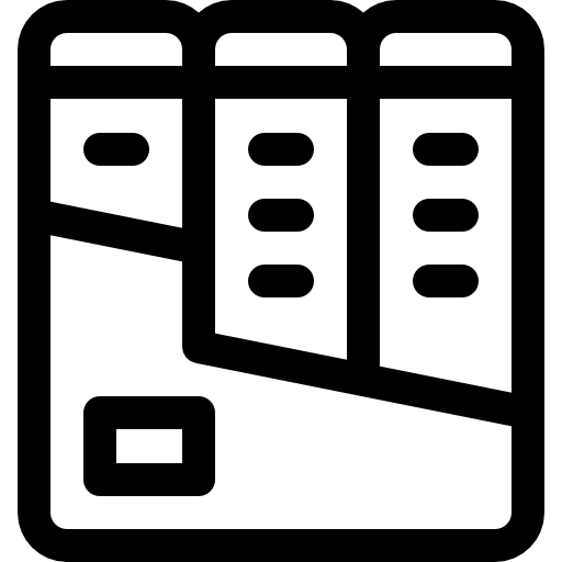 lornetka składana Basic Rounded Lineal ikona