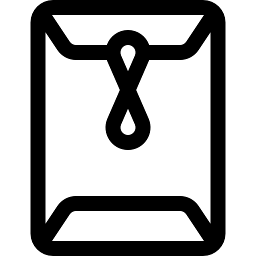 koperta Basic Rounded Lineal ikona