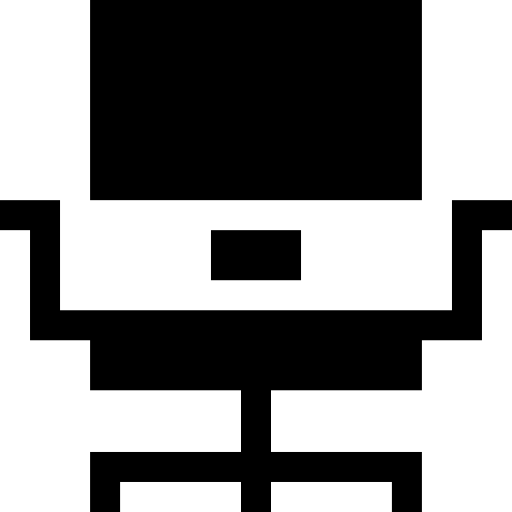 sedia Basic Straight Filled icona