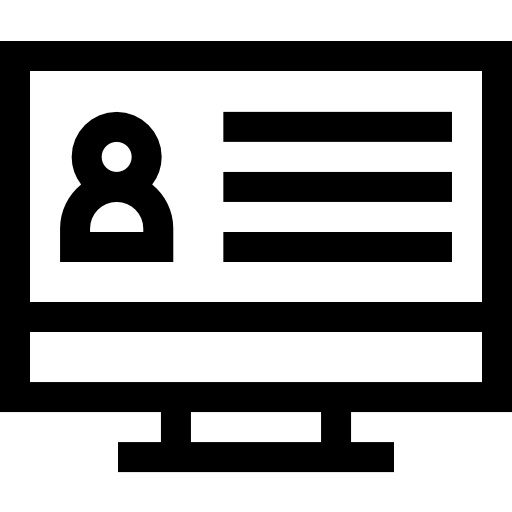 cv Basic Straight Lineal icono