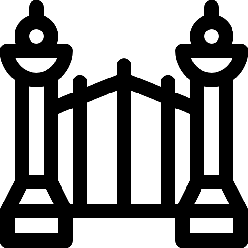 フェンス Basic Rounded Lineal icon