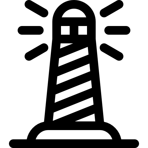Маяк Basic Rounded Lineal иконка