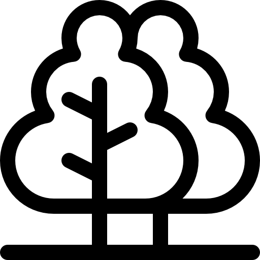 森 Basic Rounded Lineal icon