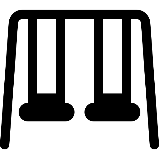 schommel Basic Rounded Filled icoon