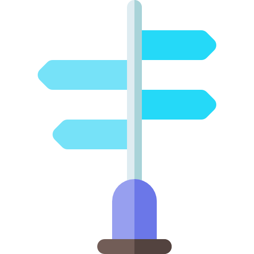 Direction Basic Rounded Flat icon