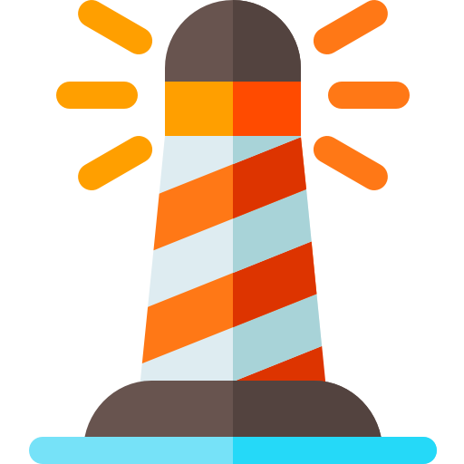 灯台 Basic Rounded Flat icon