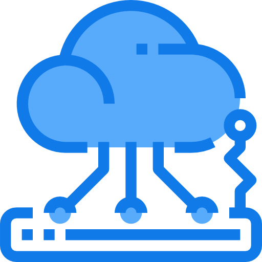 computación en la nube Justicon Blue icono