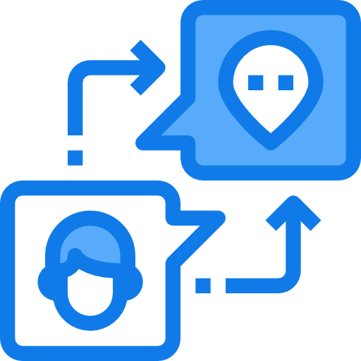 네트워킹 Justicon Blue icon