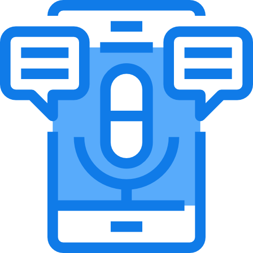 Smartphone Justicon Blue icon