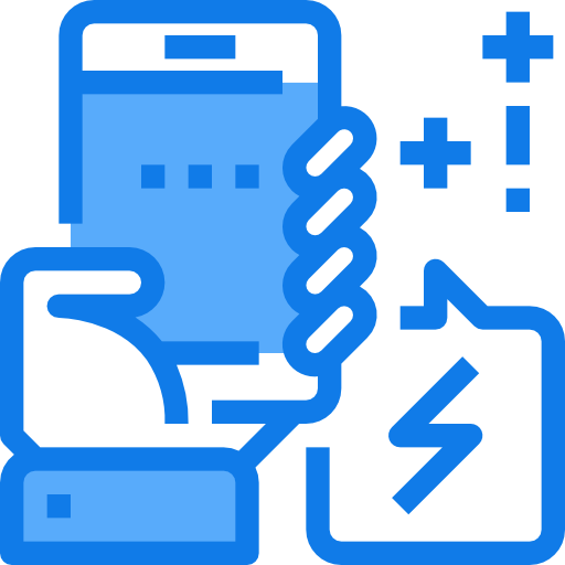smartphone Justicon Blue icon