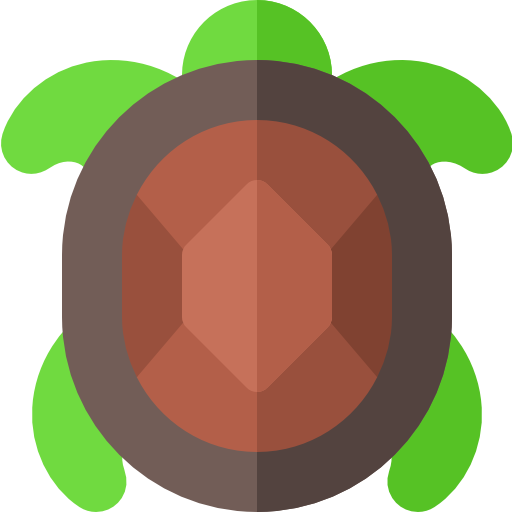 tartaruga Basic Rounded Flat icona