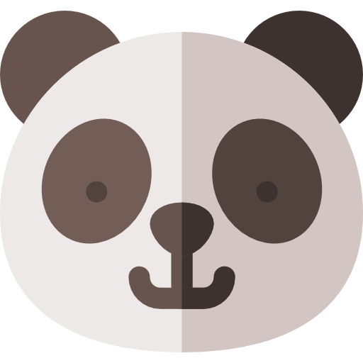 panda Basic Rounded Flat Icône