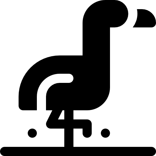 fenicottero Basic Rounded Filled icona