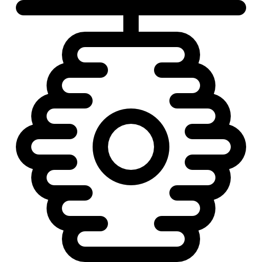 ruche Basic Rounded Lineal Icône