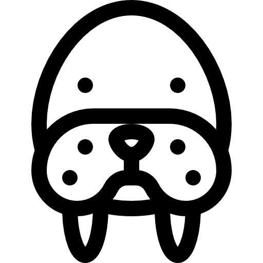 Морж Basic Rounded Lineal иконка