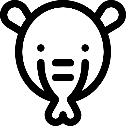 バク Basic Rounded Lineal icon