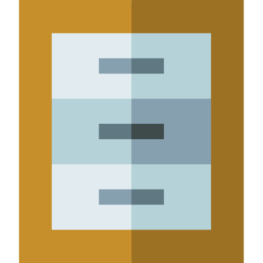 archiefkast Basic Straight Flat icoon