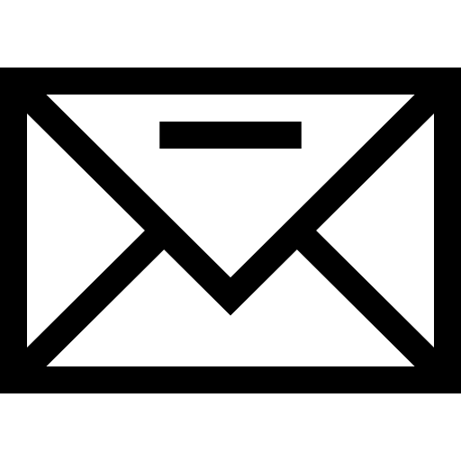 koperta Basic Straight Lineal ikona