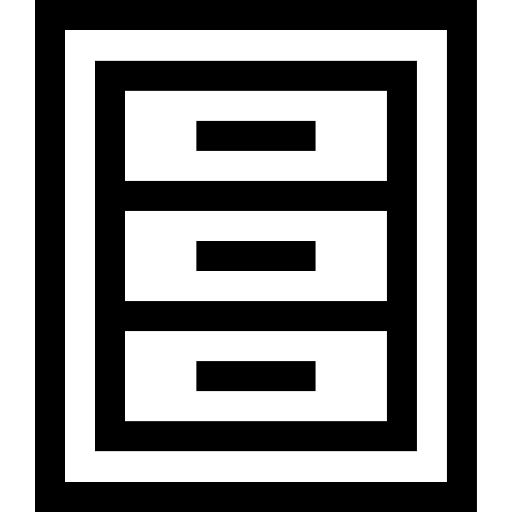 파일 캐비닛 Basic Straight Lineal icon