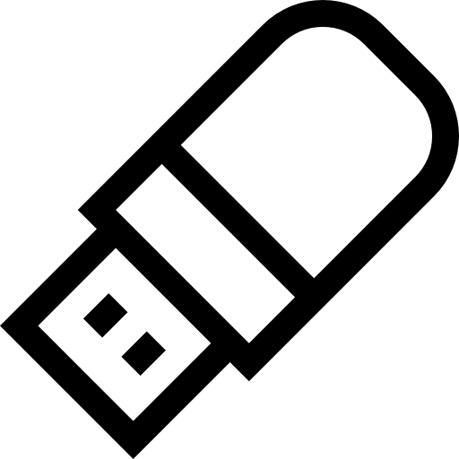 pendrive Basic Straight Lineal иконка