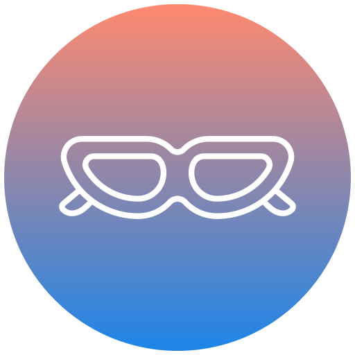 gafas de sol Generic gradient fill icono