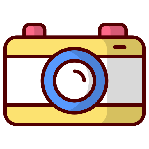 câmera fotografica Generic color lineal-color Ícone