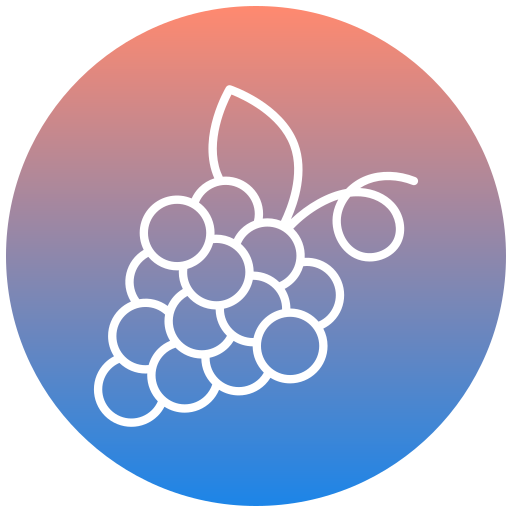 druiven Generic gradient fill icoon