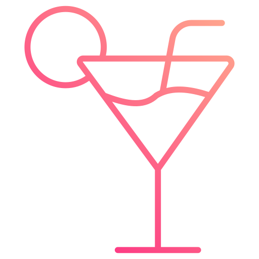 cocktail Generic gradient outline Icône