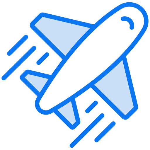 Plane Generic color lineal-color icon