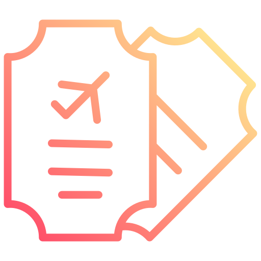 티켓 Generic gradient outline icon