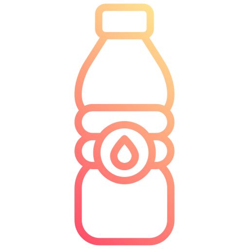 бутылка с водой Generic gradient outline иконка
