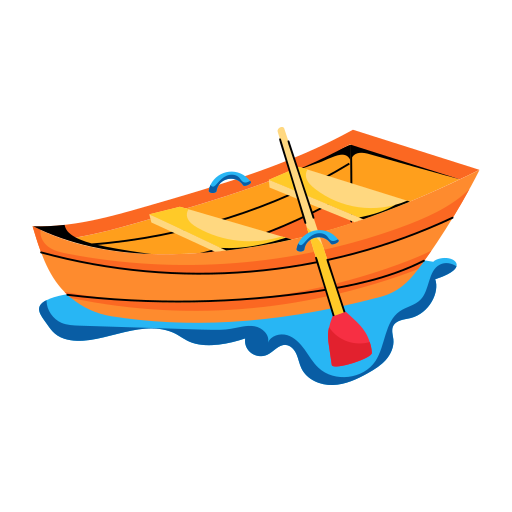 barca a remi Generic color fill icona